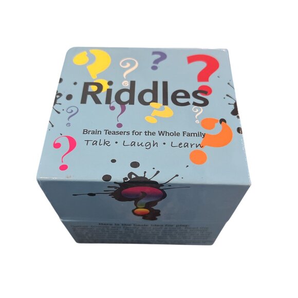GAME Riddles Brain Teasers for the Whole Family Ages 7+ - Picture 1 of 8